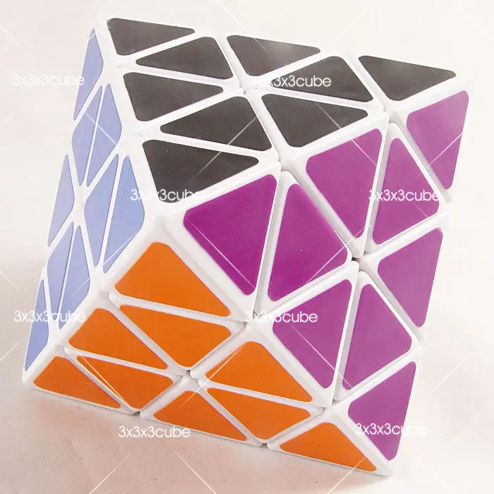 Lanlan White Face-Turning Octahedron Magic Cube Gem Twist Puzzle Toy | Games and Puzzles