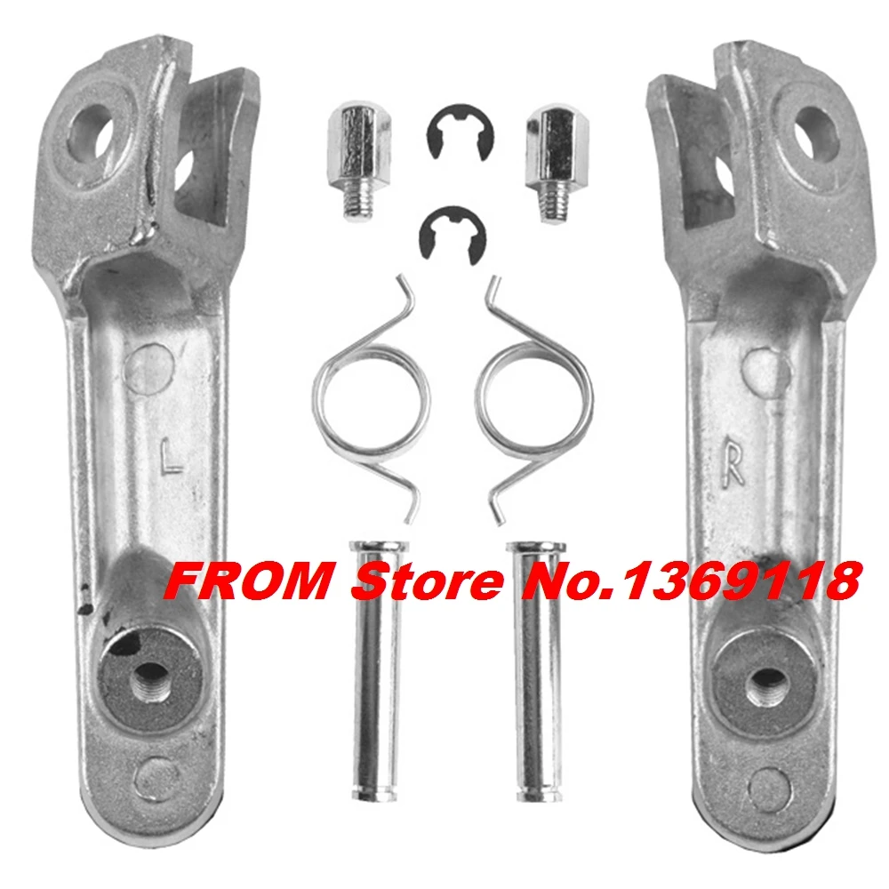 

Motorcycle Left Right Front Footrest Foot Pegs For HONDA CBR250 MC19 MC22 NSR250 NSR50 NSR75 NSR80 CBR400 NC23 NC29