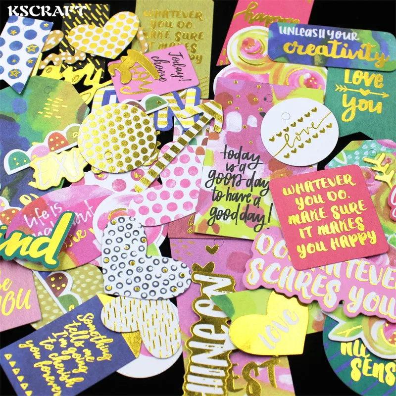 45pc Love With You Cardstock Die Cuts for Scrapbooking Happy Planner/Card Making/Journaling Project | Дом и сад