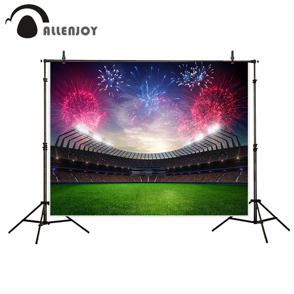 Allenjoy футбол Фотофон поле Фейерверк День рождения ребенка 2020 Новый год Свадьба