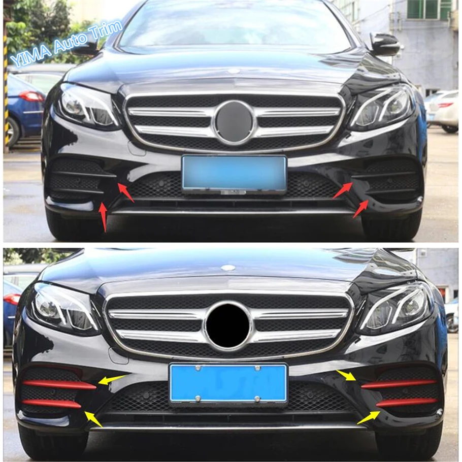 

Lapetus Car Styling Front Fog Lights Lamp Eyebrow Eyelid Cover Trim For Mercedes Benz E Class W213 Sport E260 E300 2016 - 2019