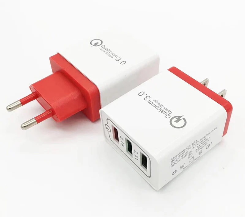 Быстрая зарядка 3 0 2 USB зарядное устройство 5.1A Max для iPhone Xiaomi samsing Huawei QC быстрой