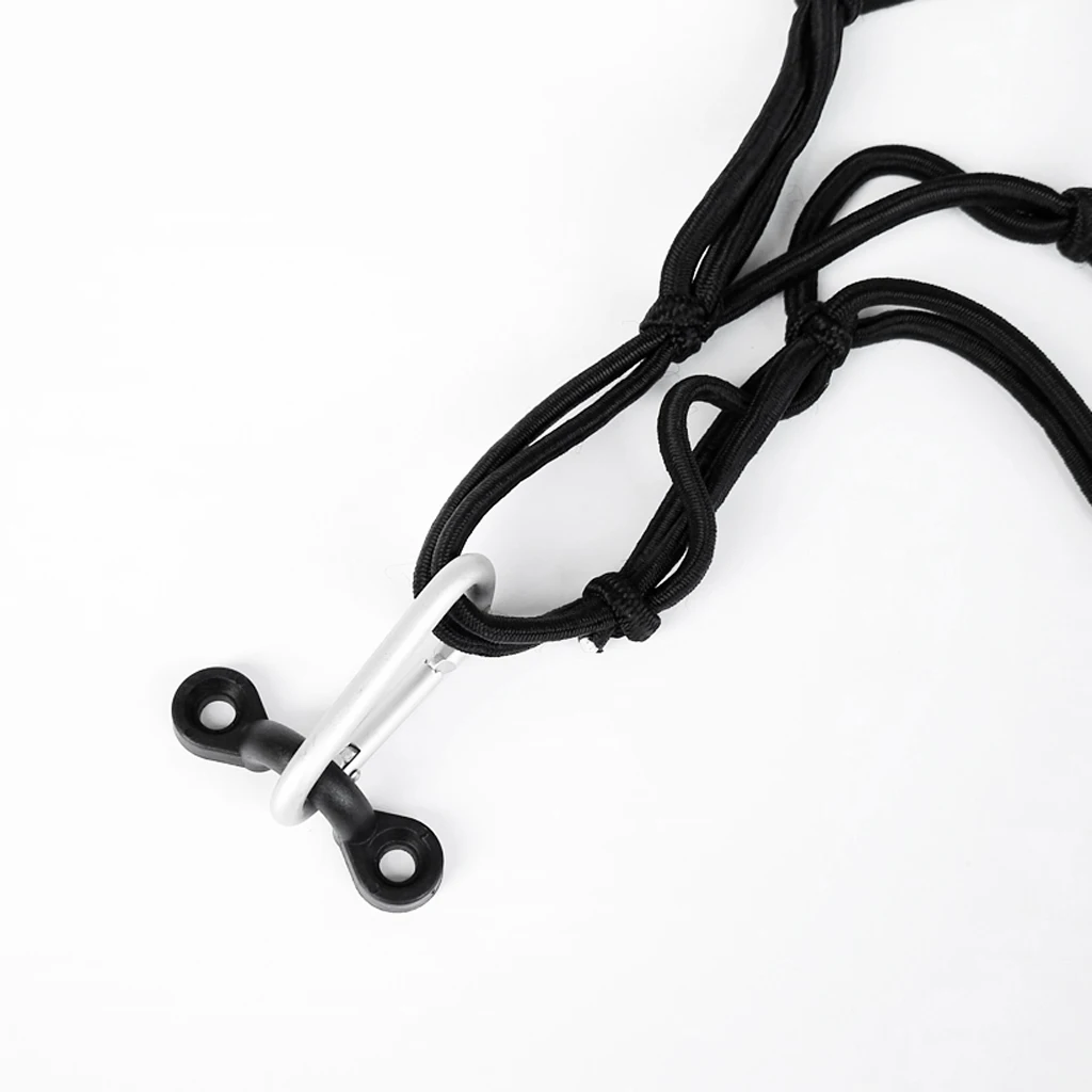 

Kayak Deck Cargo Bungee Net With Pad Eyes and Snap Hooks Kayak Accessories