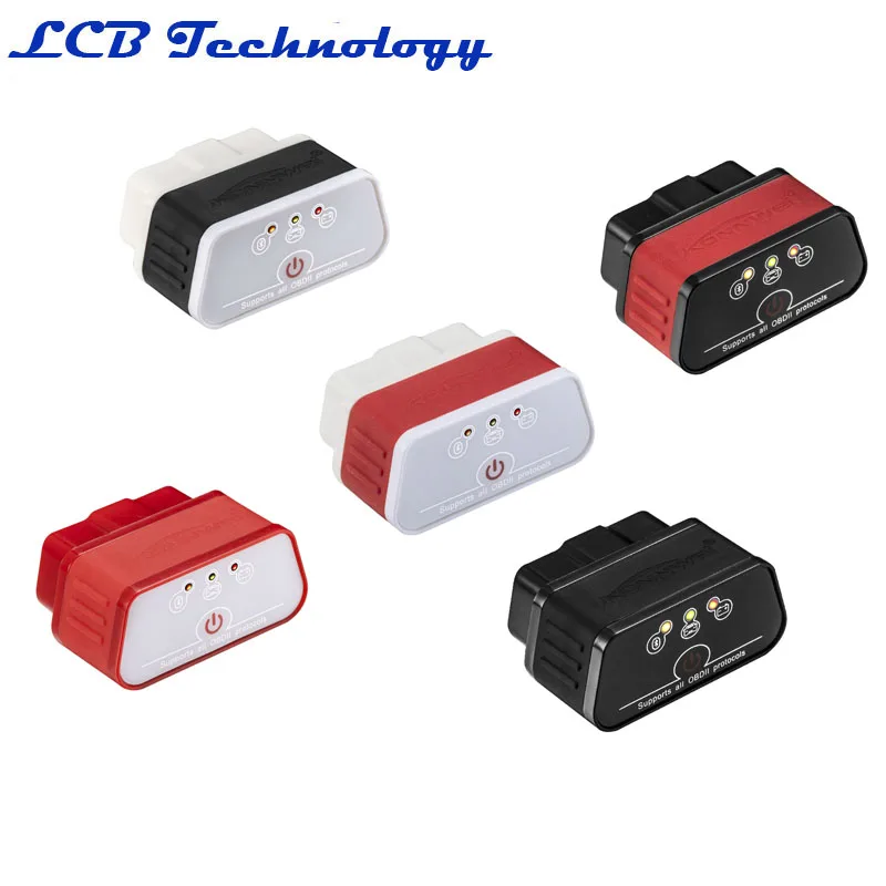 2016 автомобильный диагностический инструмент KW903 ELM327 OBDII Bluetooth беспроводной