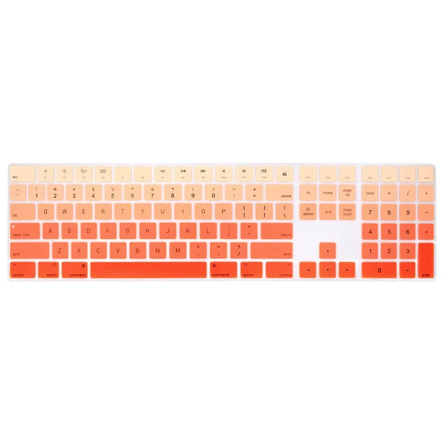Силиконовый чехол для клавиатуры защитный Apple Magic с цифровой клавиатурой модель