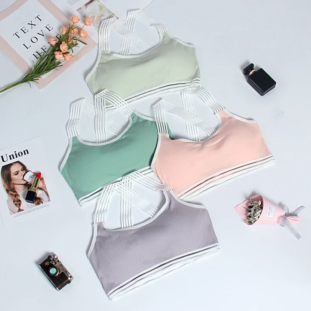 Бюстгальтер CMENIN Женский нижнее белье из хлопка бюстгальтер бикини трусики