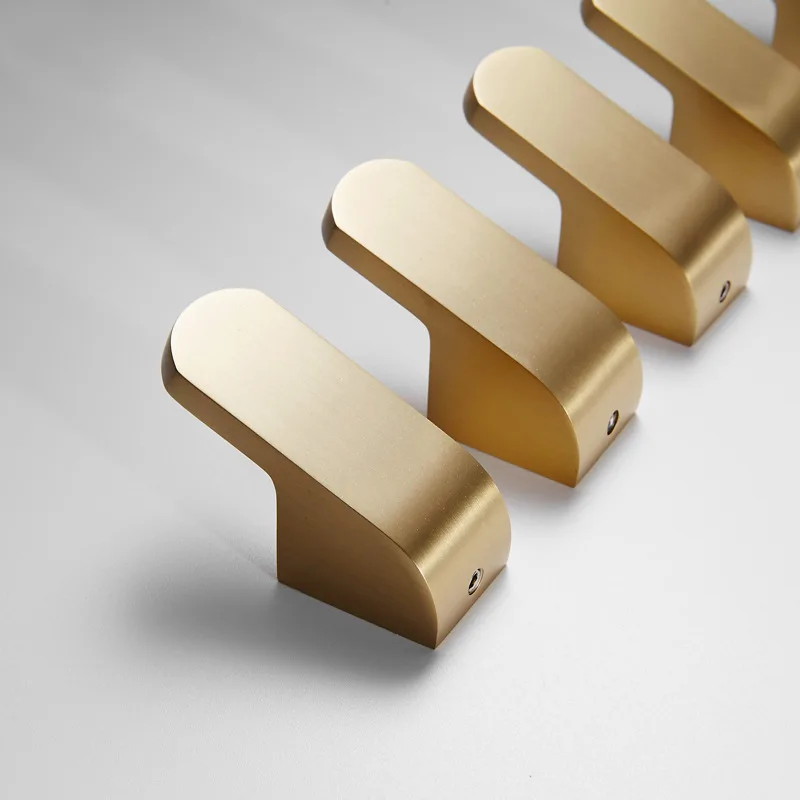 Wall Mounted Coat Hat Scarf Single Robe Hook Up For Cap Key Kitchen Solid Brass Hooks Bathroom Accessories | Обустройство дома