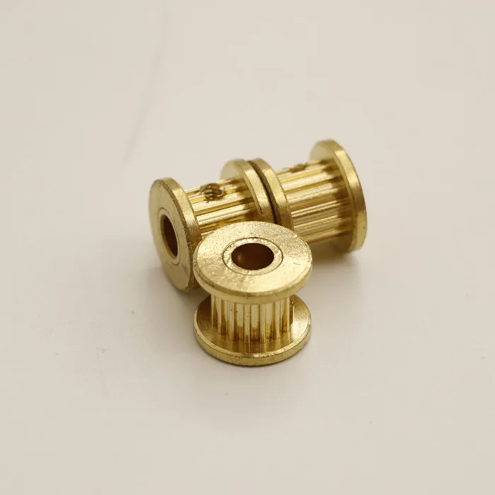 2 шт. 3D принтер латунь по методу 16 зубов зубчатый шкив диаметр 5 мм Ширина ремня 6