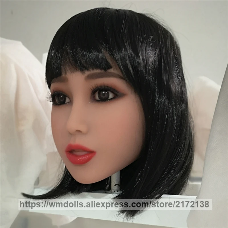 WMDOLL 53 # силиконовые секс куклы с головой для реалистичной из ТПЭ орального