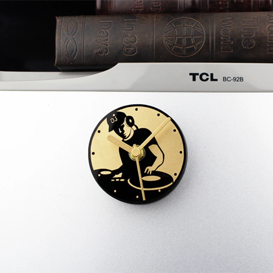 Кухня часы Современный дизайн холодильник палка музыкальная тема креативные