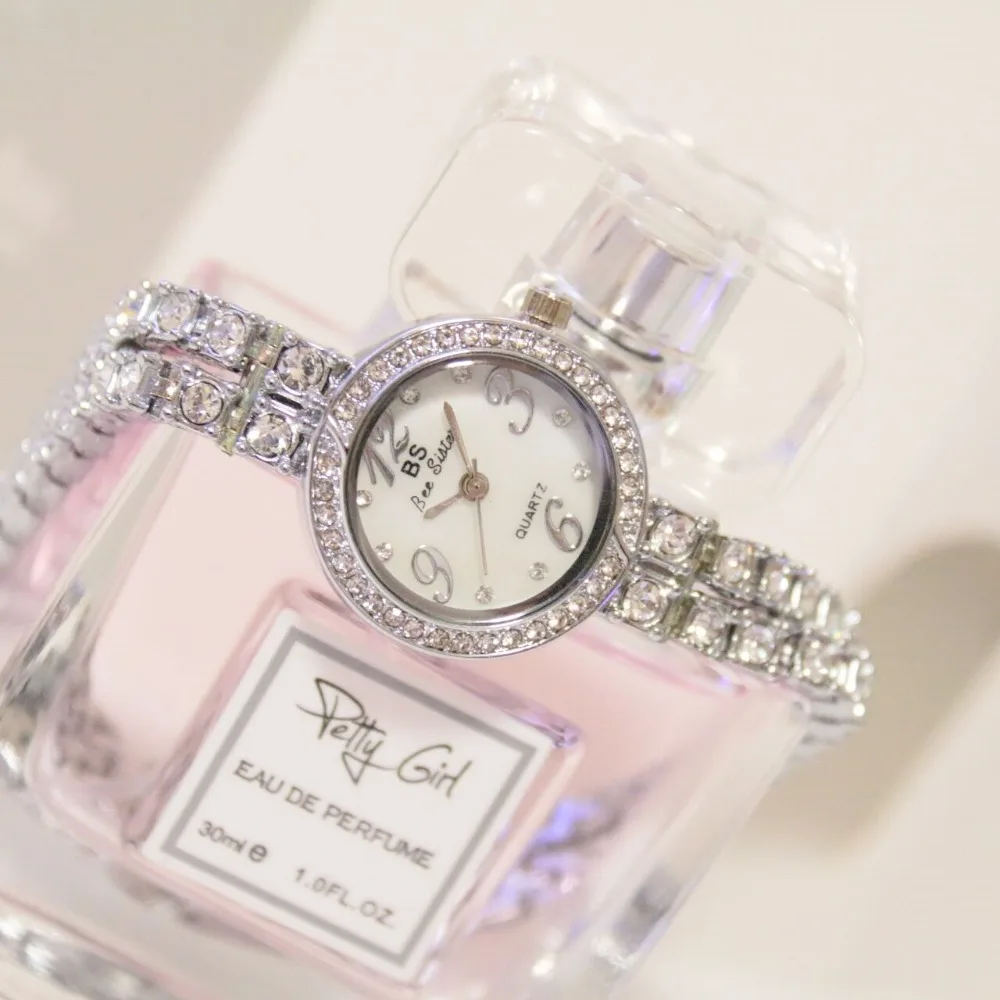 Женские кварцевые часы с браслетом из розового золота со стразами|feminino|feminino relogio |