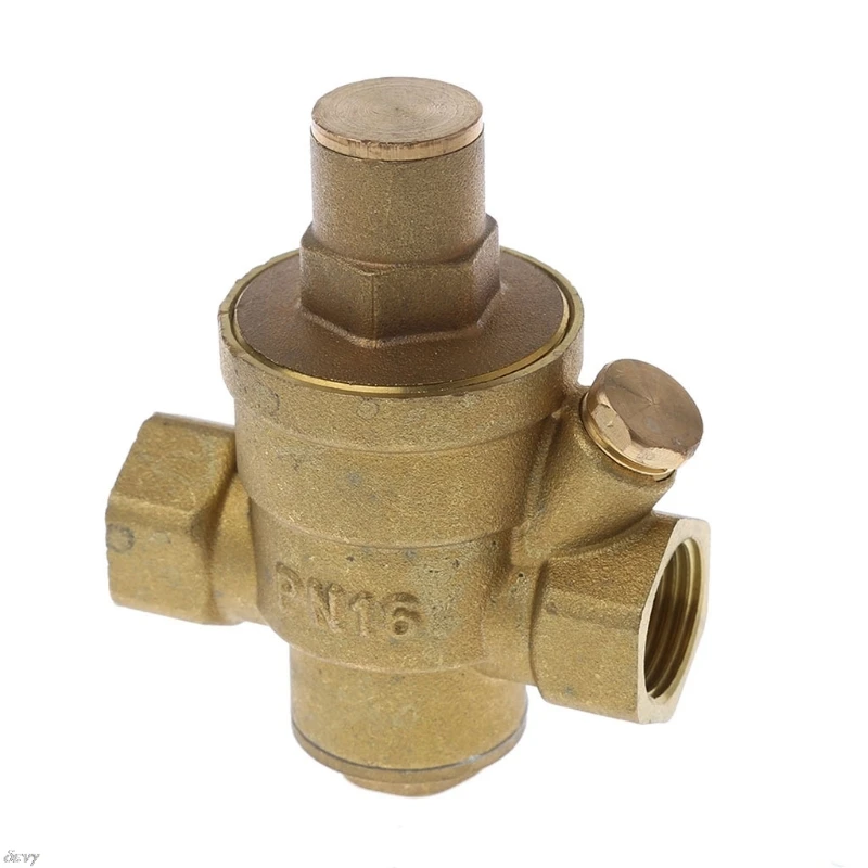 DN15 1/" DN25 1" Регулируемый латунный регулятор давления воды клапан PN 1,6