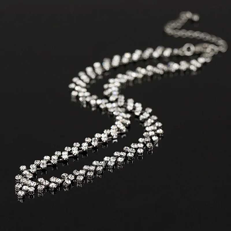 YFJEWE Заводская цена новое благородное хрустальное ожерелье подвеска Стразы
