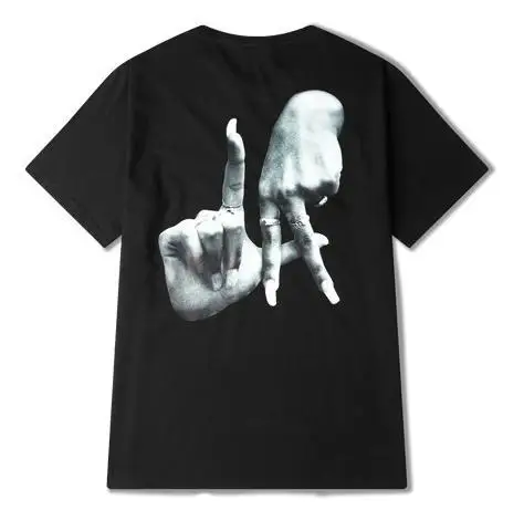 Германия уличная мода скейт BD Tee Kanye West сезон мужские футболки хип-хоп Рок Swag одежда Китай размеры скейтборд Топы - Цвет: Black6