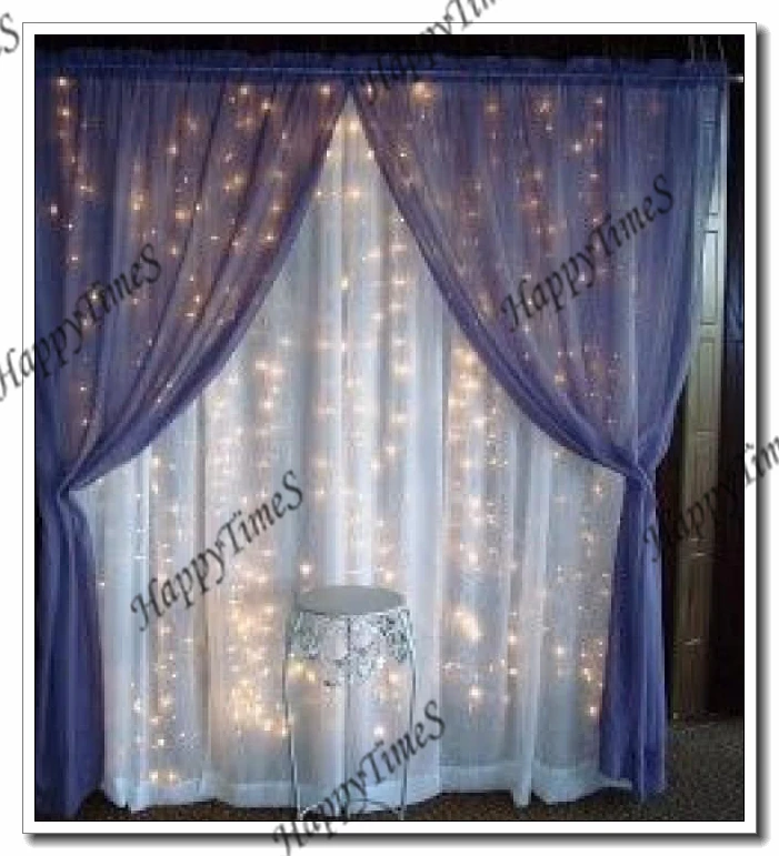 Фон для фотографий с искусственными занавесками 3*3 м лавандовыми и подсветильник