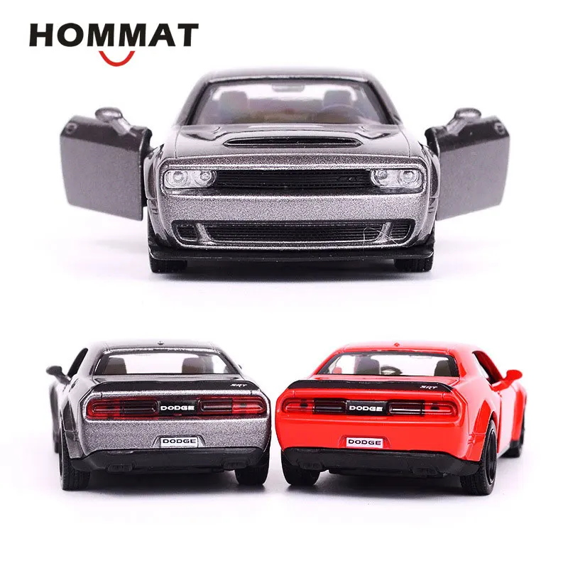Домашний коврик имитация 1:36 Dodge Challenger SRT модель автомобиля литой диск Игрушечная