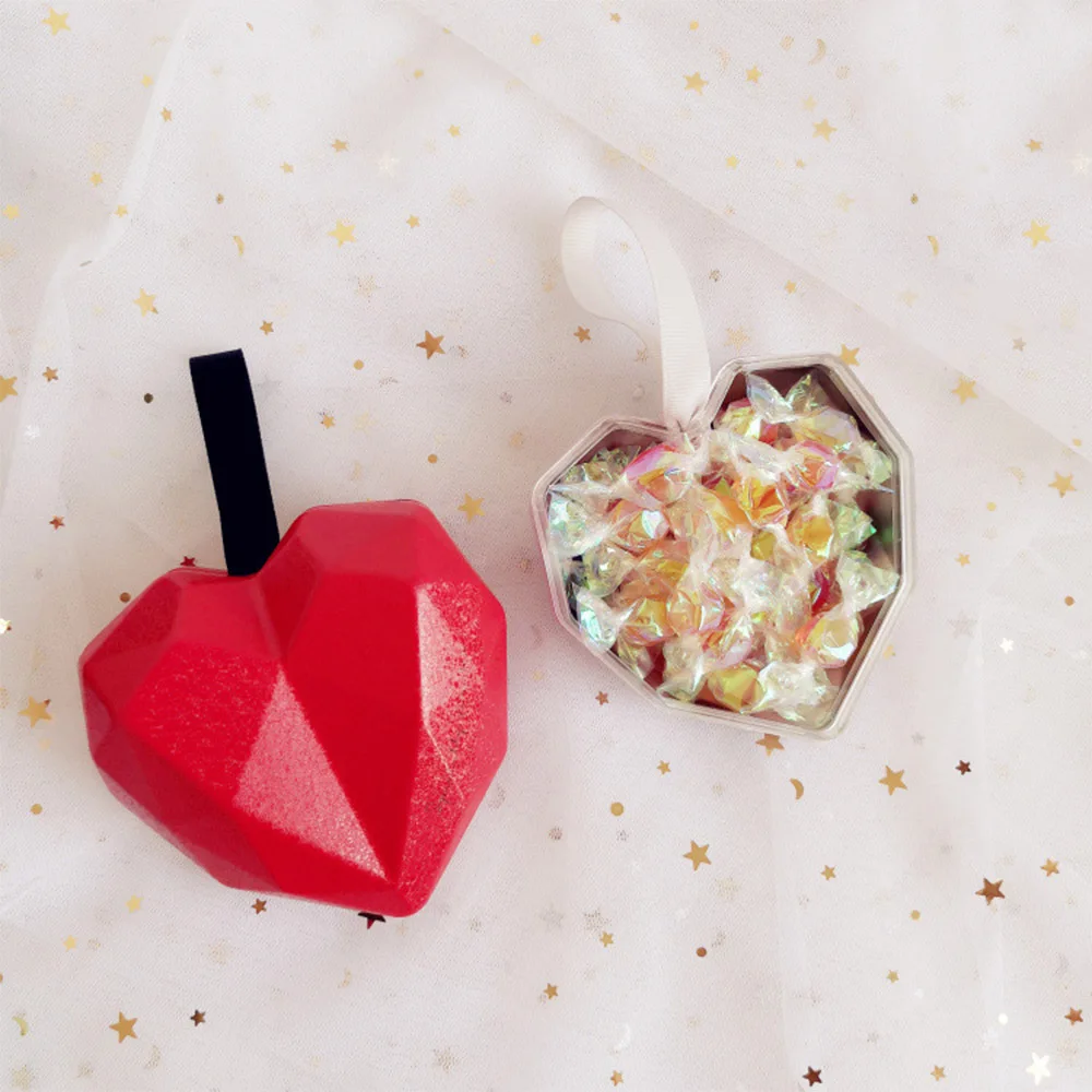 9*9 см креативная коробка для конфет в форме сердца железная хранения ювелирных