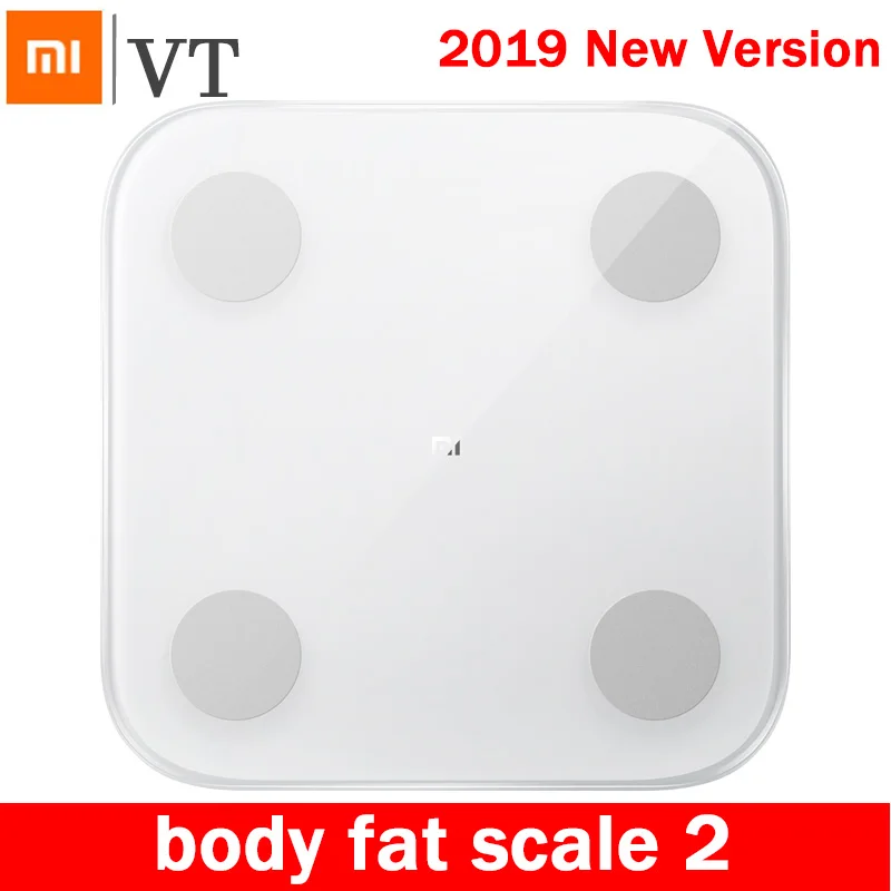 Новинка 2019 умные весы Xiaomi 2 для определения жира в теле Bluetooth 5 0 веса тела индекса