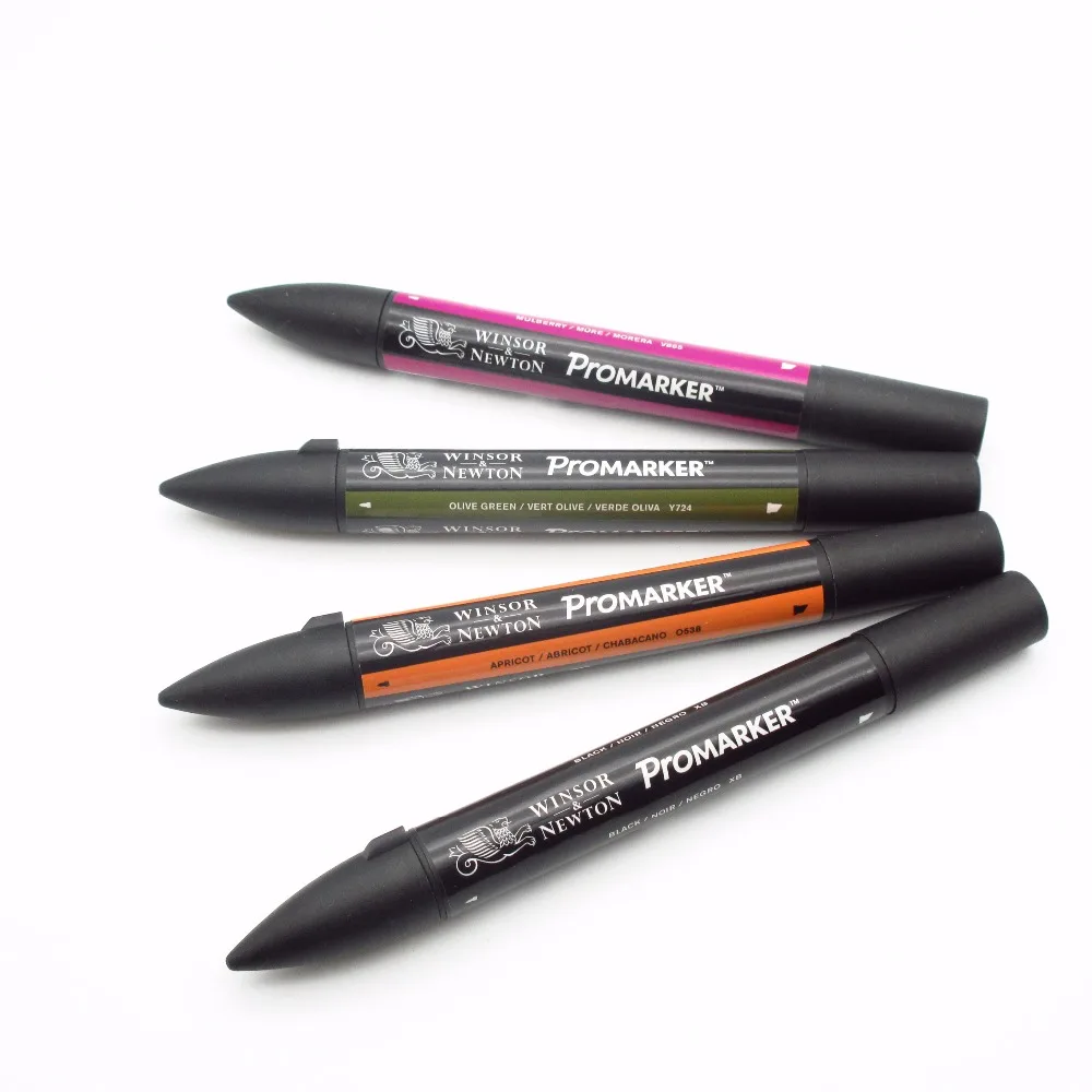 Набор графических маркеров Winsor & Newton Promarker Twin с жестким наконечником|Маркеры для