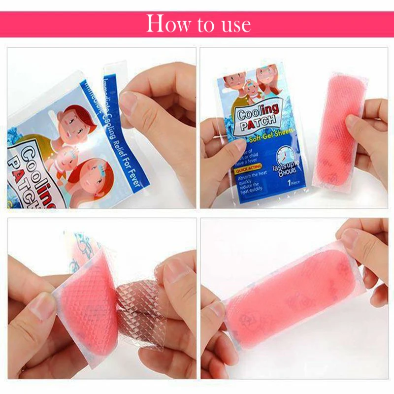 Медицинская Гидрогелевая многофункциональная снижающая температуру Накладка