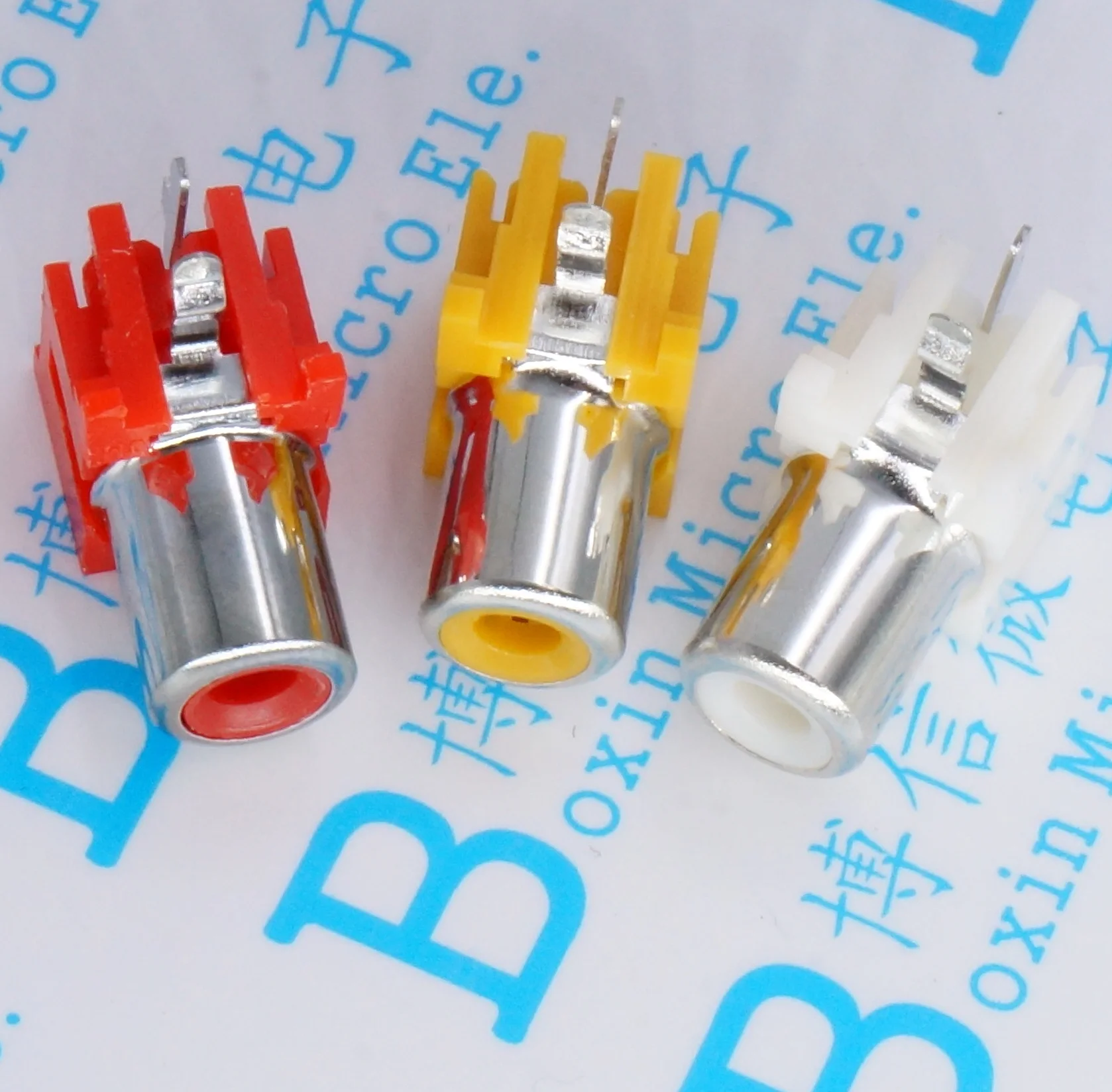 30 шт./разъем RCA разъем 2P AV с ядром PCB сварочный тип для аудио видео 8.4 5 красный белый