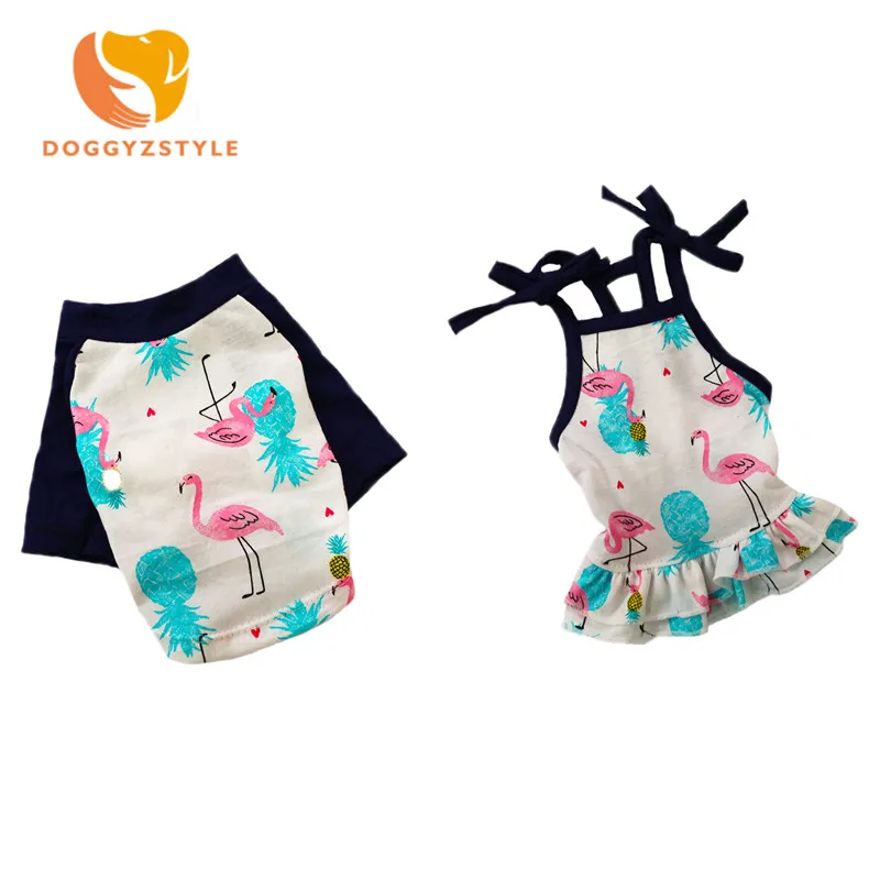 DOGGYZSTYLE одежда для домашних животных летняя футболка майка маленьких собак и
