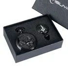 Новое поступление Набор карманных часов в античном стиле цельнометаллический Алхимик со стеклянным куполом Подвеска Ожерелье для мужчин женщин Подарочная коробка Рождественский подарок