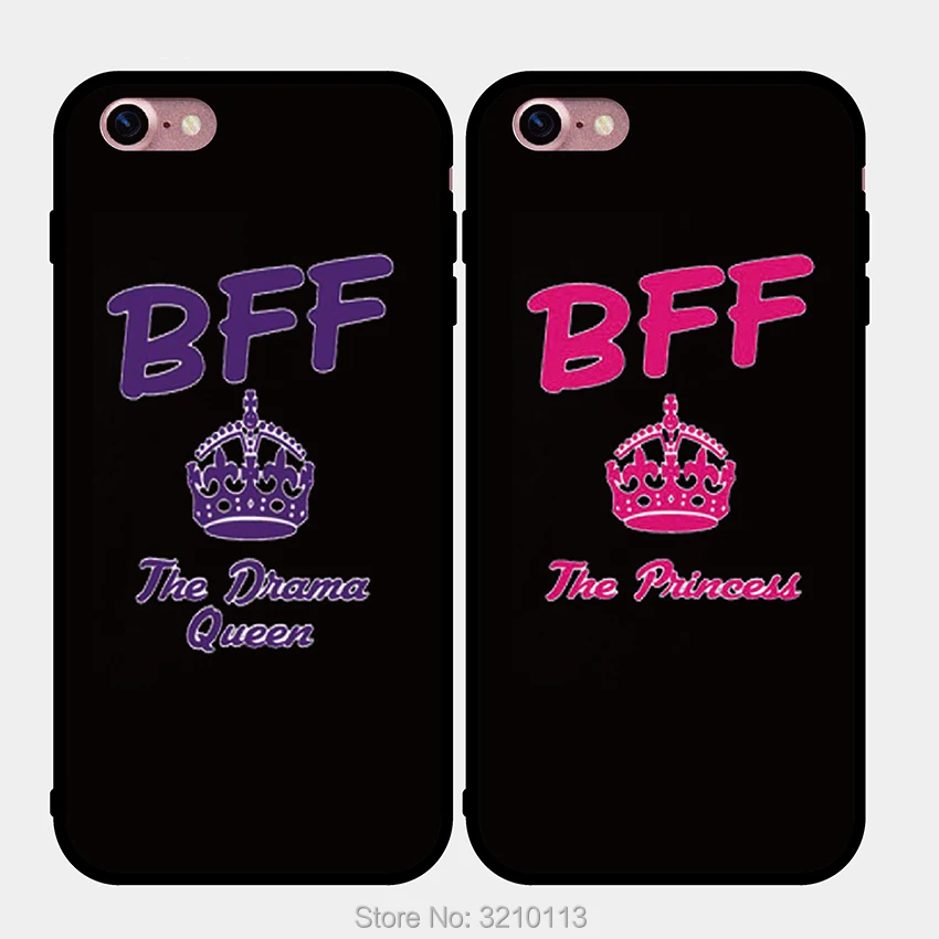 WUXINHCA милые парные телефонные чехлы для iphone X 7 8 6 6s plus 5 5S SE BFF friend Мягкий ТПУ