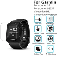 10pcs screen protector for garmin forerunner 35 vivoactive hr forerunner 920xt smart watch tempered glass protective film