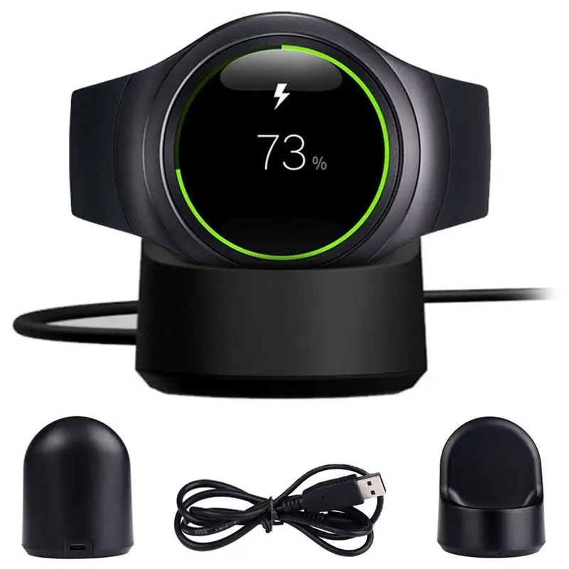 2018 Qi Беспроводная зарядная док станция зарядное устройство для Samsung Gear S2 Classic cargador