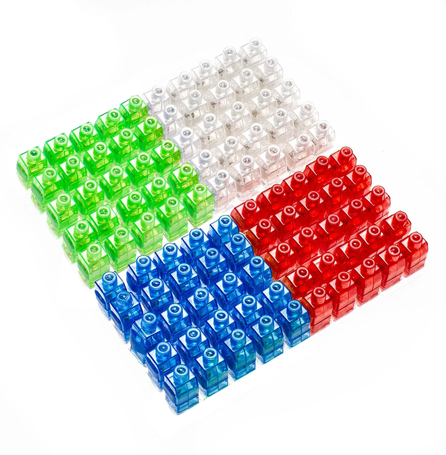 100 шт./лот светодиодная пальчиковая огни светящиеся маскирующие солнечные очки с