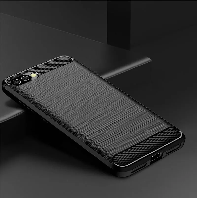 Чехол для Asus ZenFone4 Max Plus ZC554K из углеродного волокна мягкий силиконовый чехол ТПУ с