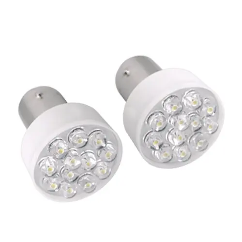 

TOYL 2pz LAMPADA LUCI STOP 12 LED 1157 P21/5W BIANCO 5500K