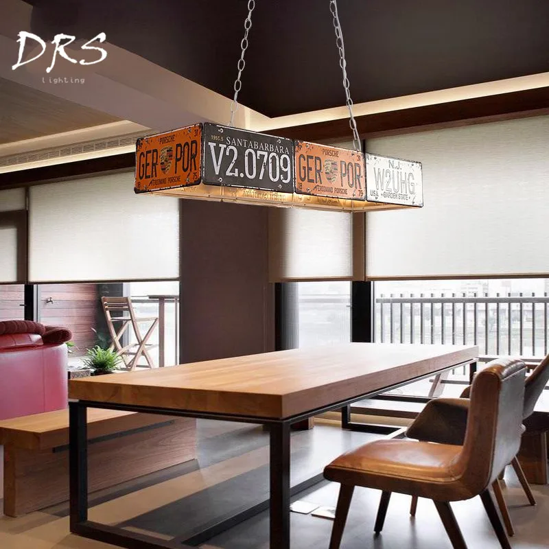 American Retro Lustre Pendant Lights Loft Iron Creative Decor Home Hanging Lamp Net Cafe Milk Tea Luminaire Lamparas Lighting | Лампы и