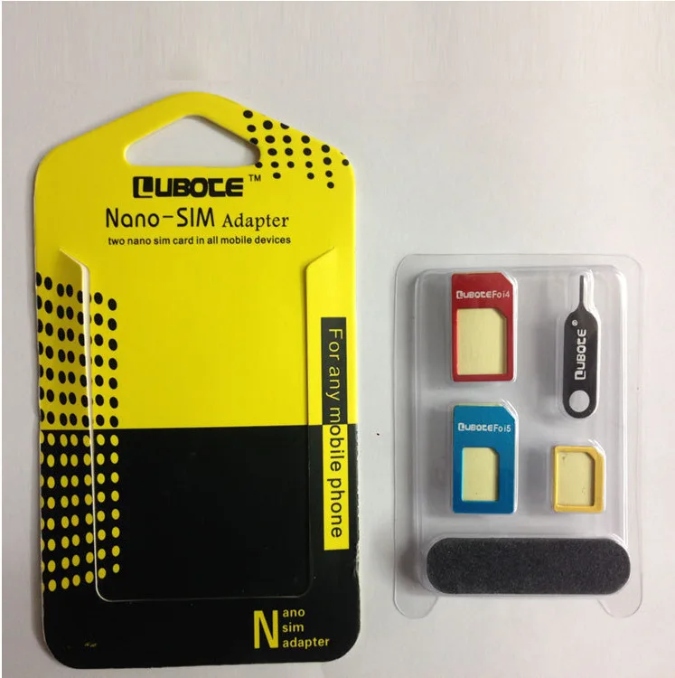 

Металлическая нано-сим-карта 5 в 1, 50 шт., набор преобразователей для iPhone 7, Samsung Galaxy S6, S7, S8