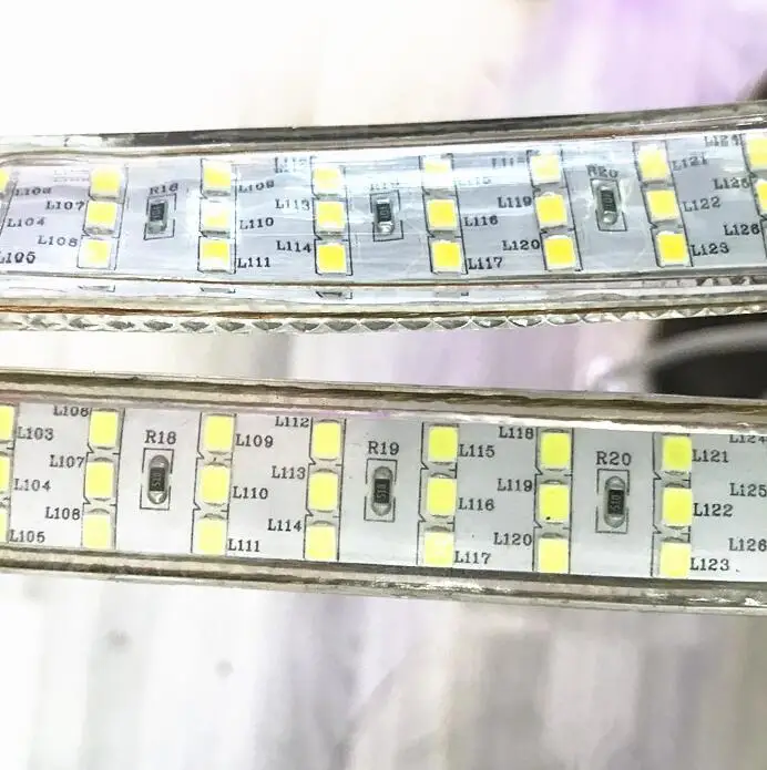 US 110V Three Row 2835 LED Strip Light Waterproof 264Leds/m Warm/White Home Decoration Lights 1m~50m | Лампы и освещение