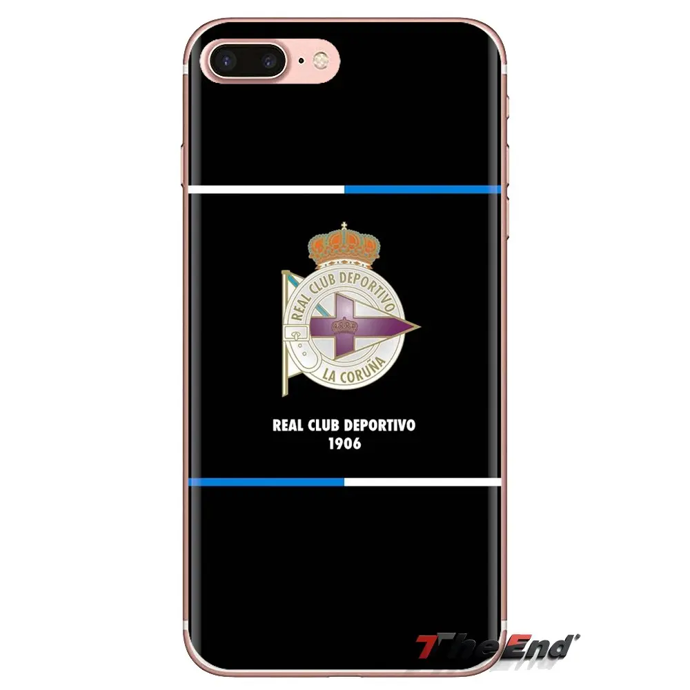 TPU прозрачные чехлы для LG G3 G4 Mini G5 G6 G7 Q6 Q7 Q8 Q9 V10 V20 V30 X Power 2 3 K10 K4 K8 2017 Deportivo La Coruna FC |