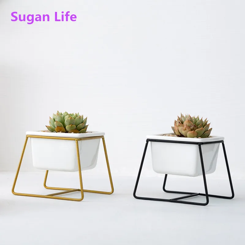 Sugan Life 2019 новый креативный керамический цветочный горшок большое гидропонное растение простой из кованого