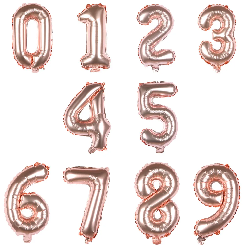 XXYYZZ Large Aluminum Foil Number Balloon 1 2 3 4 5 6 digit air balloons Evening Birthday day Party figure Star airballoon | Дом и сад