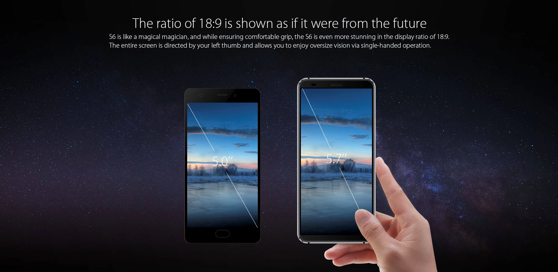 Blackview S6 5,7 дюймов 18:9 HD+ полноэкранный смартфон MT6737VWH четырехъядерный 2 Гб ОЗУ 16 Гб ПЗУ двойная задняя камера мобильный телефон