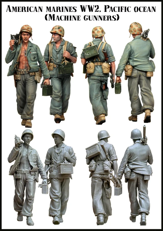 [Tuskmodel] 1 комплект модели из смолы 35 шкал фигурки армии США E041|model figure kits|resin model