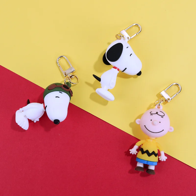 Новинка 2019 брелок с милым мультипликационным принтом Charlie Brown для девушек