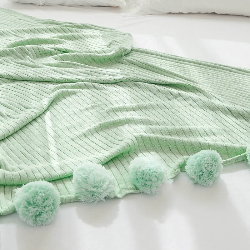 

Cotton Knit Blanket Sofa Blankets for Beds Air Conditioning Blanket Vs Secret Pink Chunky Knit Blanket Weighted Blanket