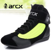 arcx female motorcycle boots motocross racing boots shoes four seasons green travel street leisure women motorbike boot shoes