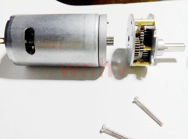 600 RPM DC 12V High Torque Gear Box Electric Speed Reduce Motor Tank motor slowdown in remote control car free shipping | Игрушки и