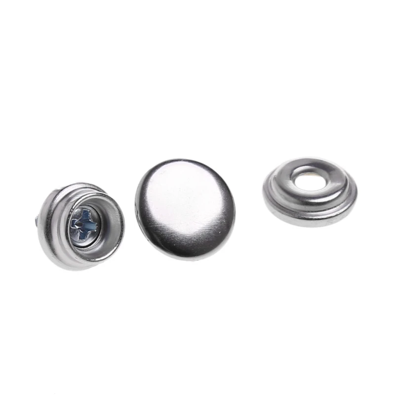 

62 Pcs Iron Boat Marine Canvas Fabric Snap Cover Button Socket Kit