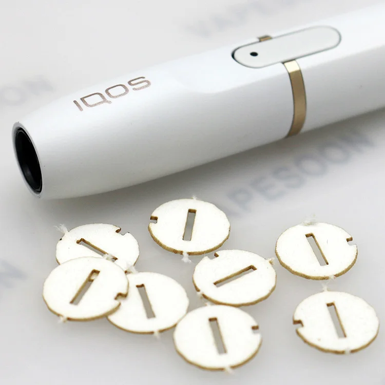 

30pcs/set for iqos 2.4 plus clean repair accessory white absort oil gasket holder heater tool Little Slice Ecig Aceesories