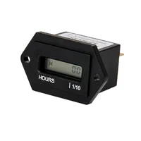 Digital LCD Hour Meter DC 4.5-90V For Any Engine Lawn Mower Tractor Truck Forklift Marine Marine ATV Motorcycle Snowmob-RL-HM008