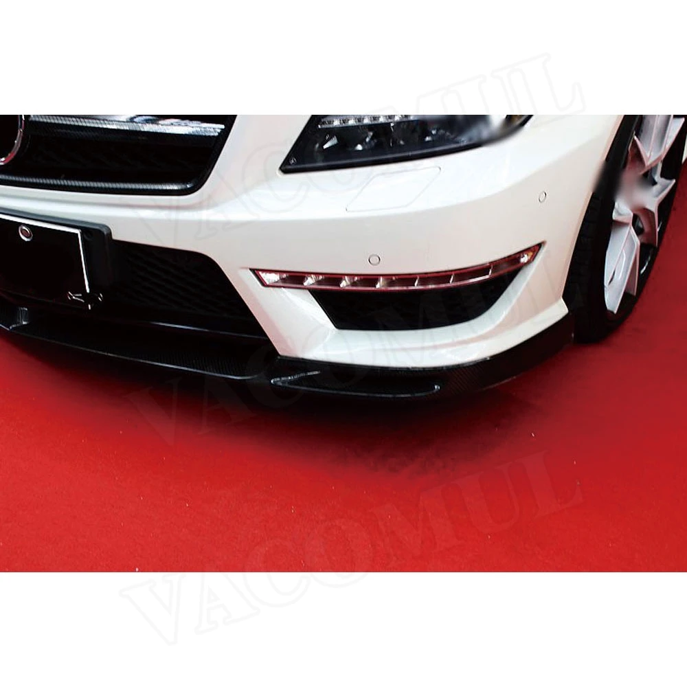 Передний спойлер для бампера W218 из углеродного волокна Mercedes Benz CLS Class CLS63 AMG 2012 2015 V