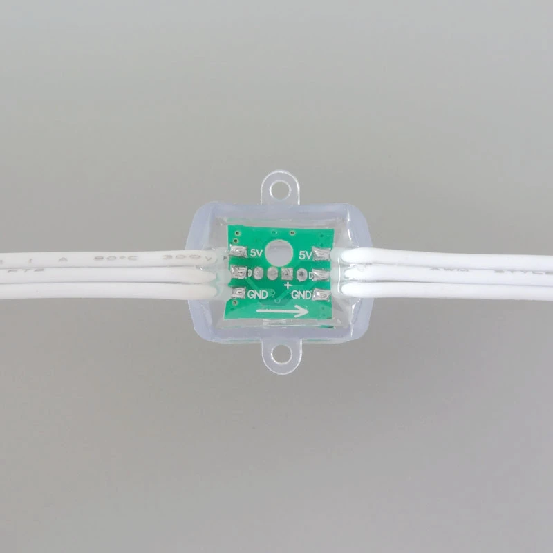 500 шт. WS2811 квадратный светодиодный пиксельный модуль DC5V 12 мм RGB полноцветная